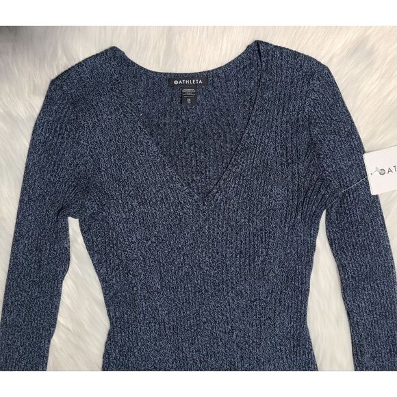 NWT|Athleta Reverie Long Sleeve Sweater Dress, XS - Picture 5 of 11